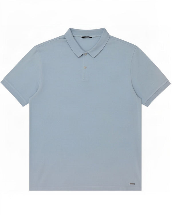 Massimo Dutti muška polo majica XL plavi pamuk
