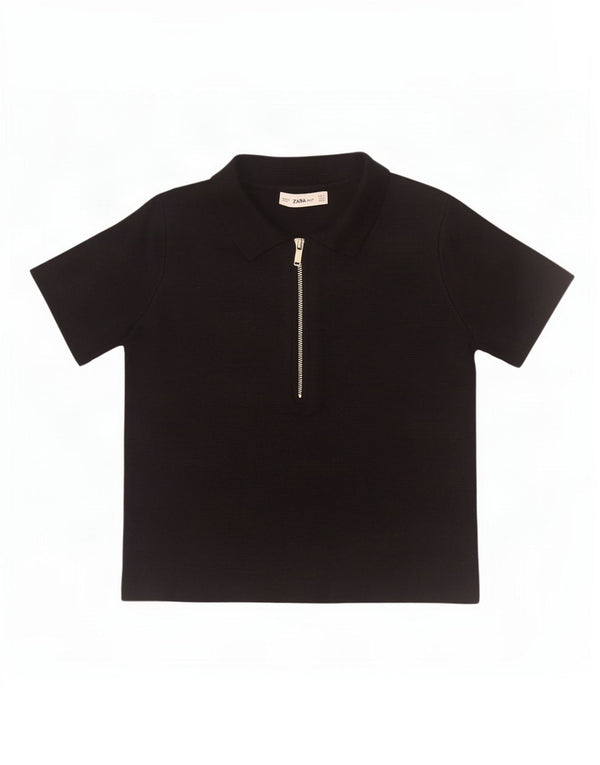 Zara ženska polo majica UK 10 mala crna