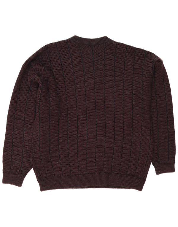 Angelo Litrico muški džemper s V-izrezom XL, smeđa akrilna boja