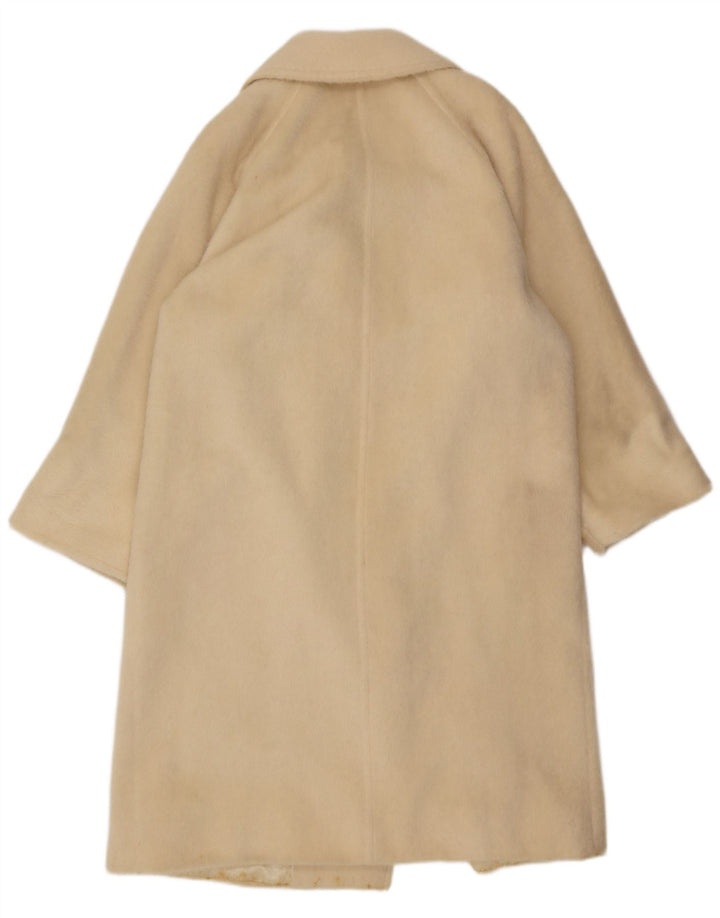 Max Mara ženski kaput s dvorednim kopčanjem UK 10 Small Off White Classic