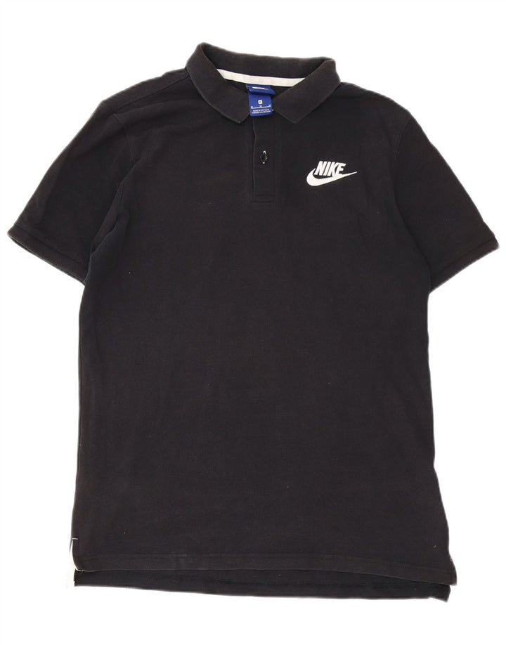 NIKE muška polo majica srednje crne pamučne boje
