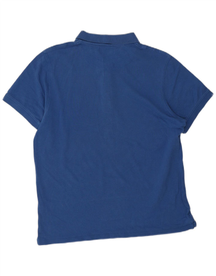 Lyle & Scott muška polo majica XL plavi pamuk