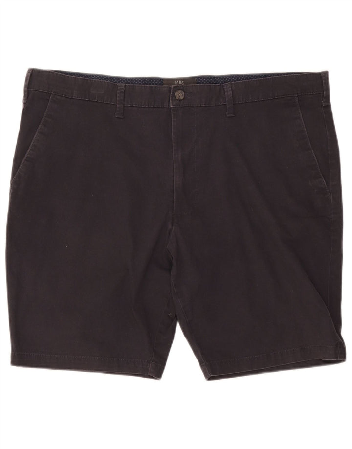 Marks & Spencer muške chino kratke hlače W40 XL crni pamuk