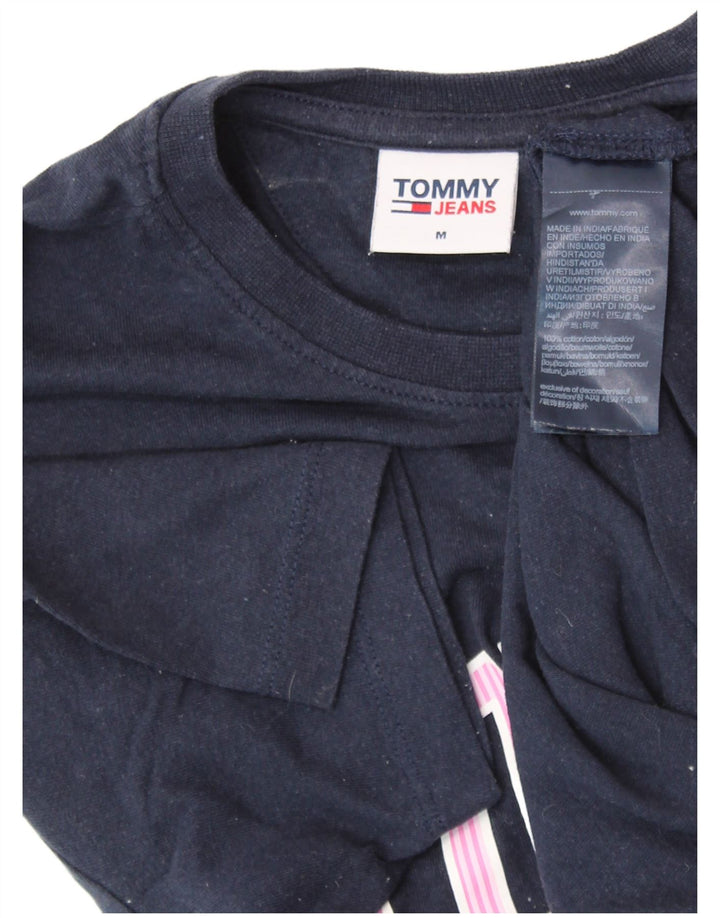 TOMMY HILFIGER Ženska majica kratkih rukava s grafičkim motivima UK 14 srednje tamnoplavi pamuk