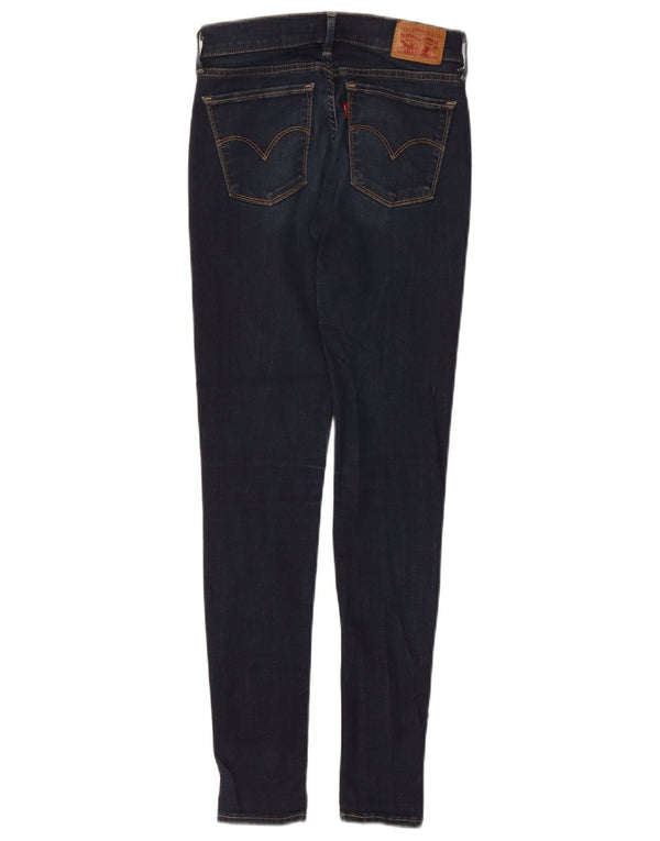Levi's ženske 710 super uske traperice W26 L30 tamnoplavi pamuk