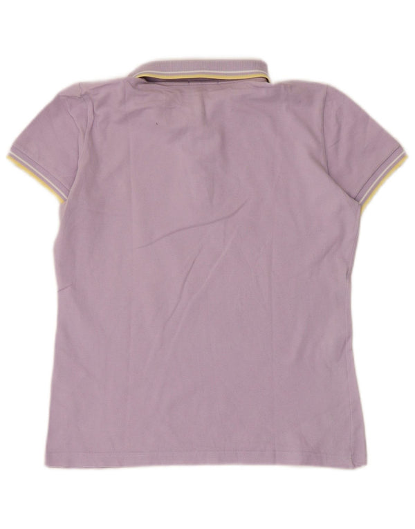 Fred Perry ženska skraćena polo majica UK 12 pamuk srednje ljubičaste pruge