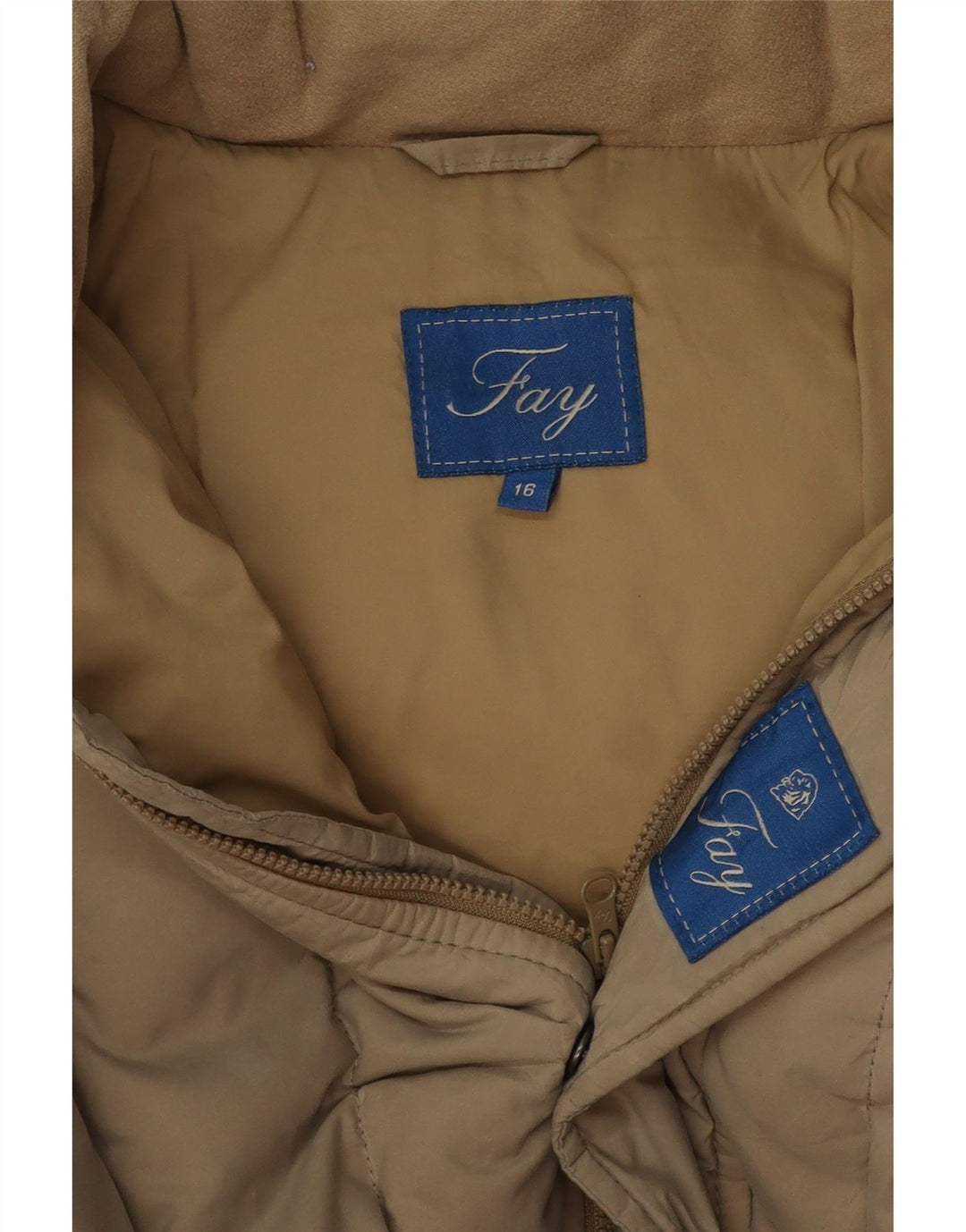 FAY Boys Padded Jacket 15-16 Years Beige Vintage Fay and Second-Hand Fay from Messina Hembry 