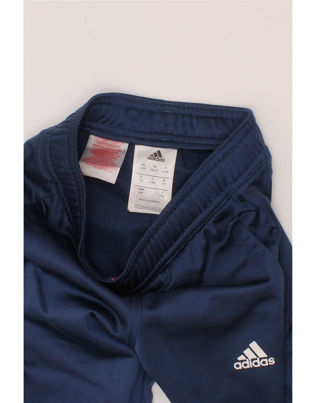 Adidas Hlače za trenirku za dječake Joggers 4-5 godina tamnoplavi poliester