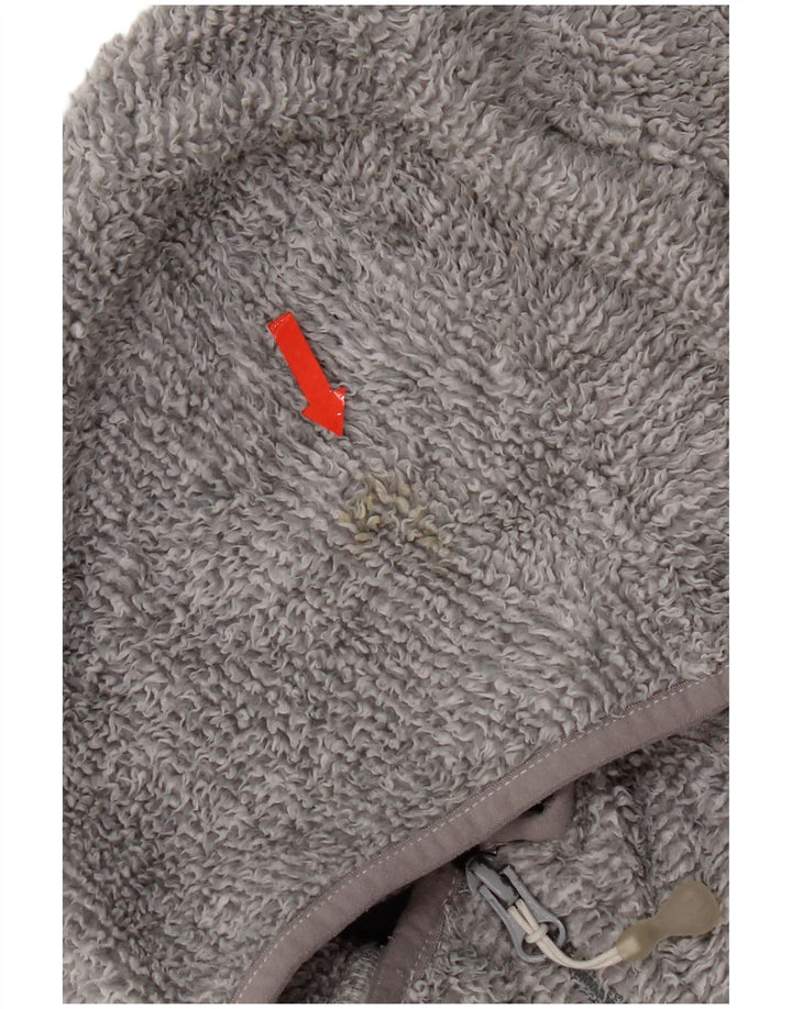 Jack Wolfskin ženska jakna od flisa s kapuljačom UK 12 srednje sivi poliester