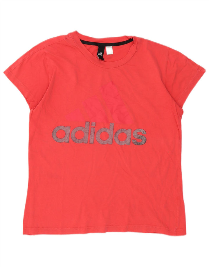Adidas ženska majica kratkih rukava s grafičkim motivima UK 14 srednje crvena