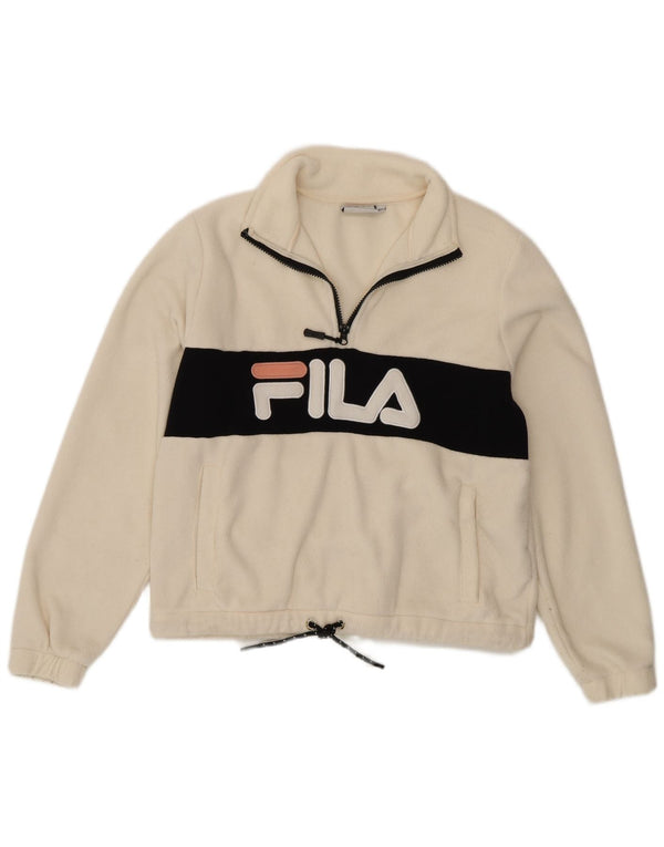 Fila veliki ženski džemper od flisa UK 6 XS bijeli sportski