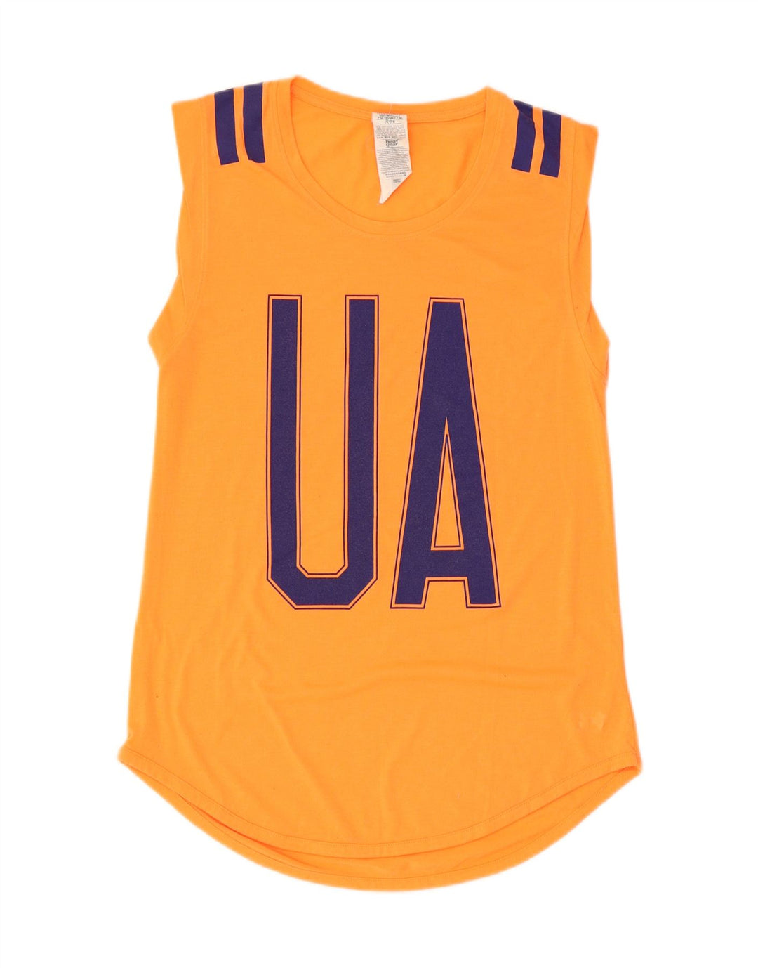 UNDER ARMOUR Ženski prsluk Heat Gear Graphic Top UK 12 Srednje narančasta