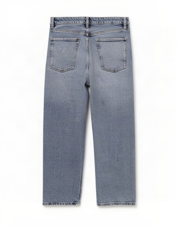 Ženske ravne traperice Marks & Spencer UK 12 Medium W30 L23 Blue Cotton