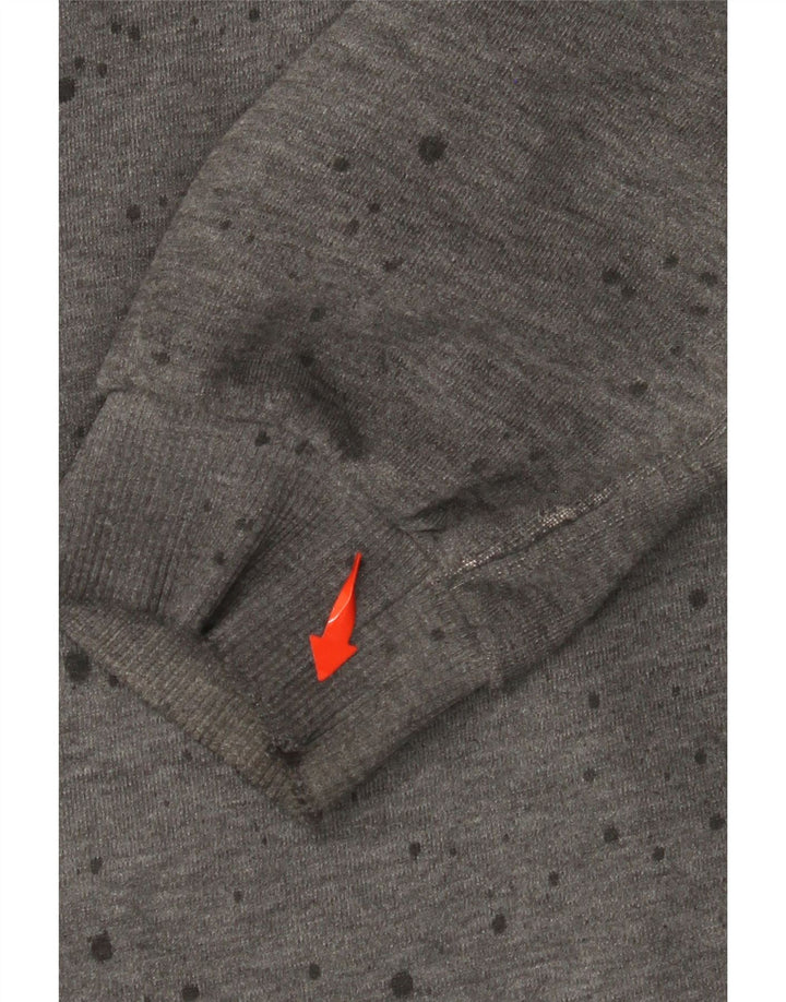 SUPERDRY muška majica s kapuljačom s grafičkim motivima XL, sivi pamuk na točkice