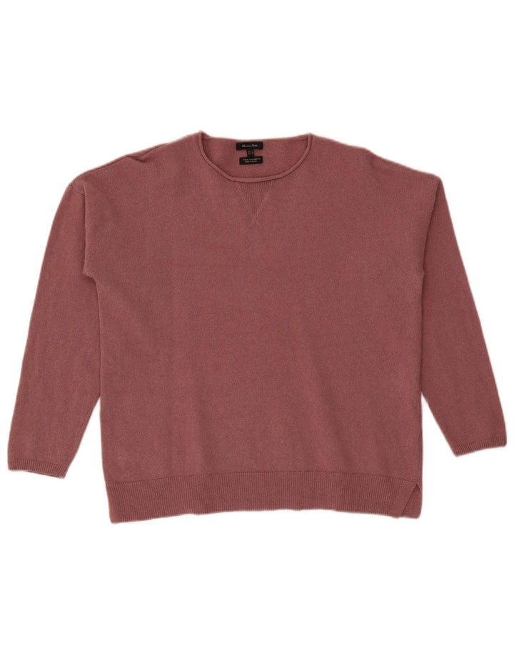 Massimo Dutti ženski pulover s okruglim izrezom UK 10 Small Pink