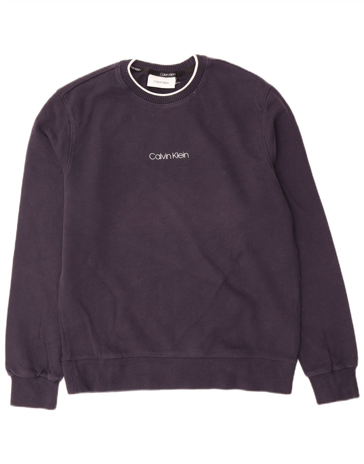 Calvin Klein muški džemper srednje veličine tamnoplavi pamuk