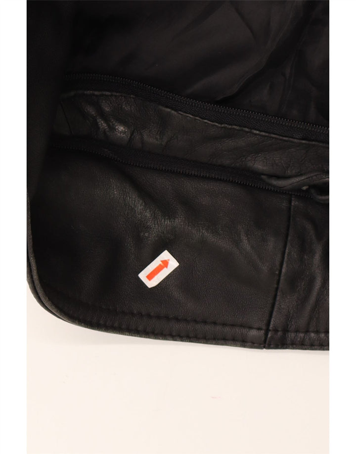 Vintage muški kožni kaput UK 42 XL crni