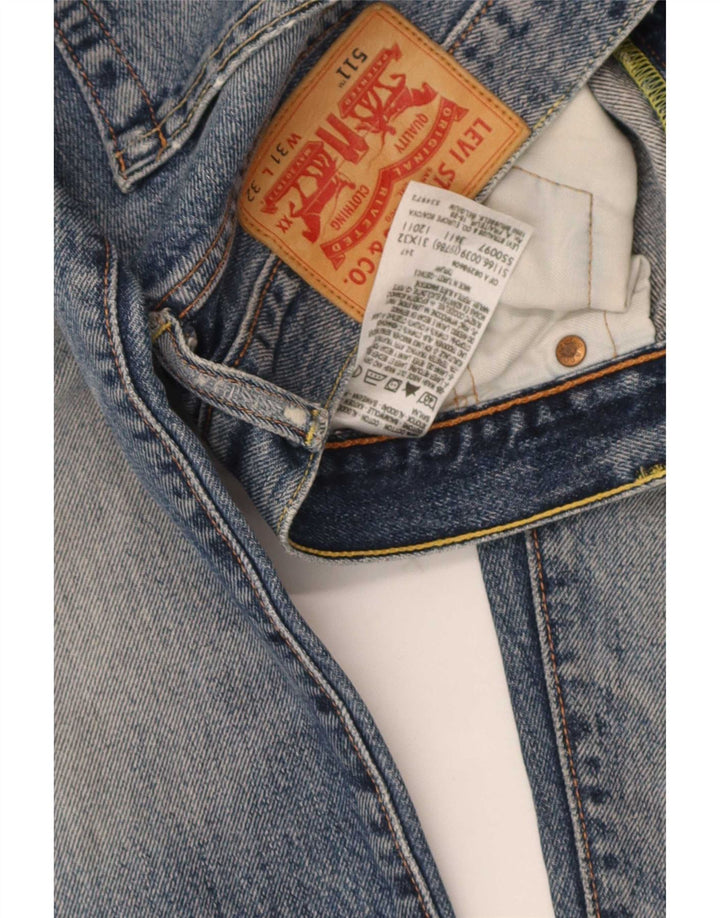 Levi's muške 511 uske traperice W31 L32 plavi pamuk