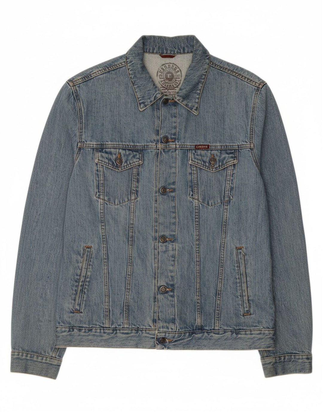 CARRERA Mens Denim Jacket UK 42 XL Blue Cotton Vintage Carrera and Second-Hand Carrera from Messina Hembry 
