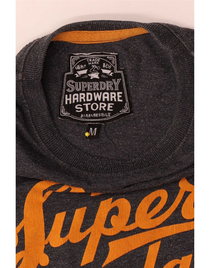 Superdry muška grafička majica kratkih rukava srednje sivi pamuk