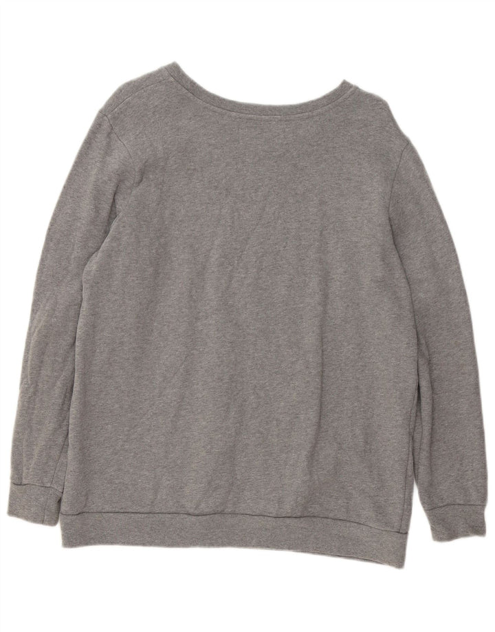 Calvin Klein Jeans Ženska majica s kratkim rukavima UK 14 Srednje siva s mrljama