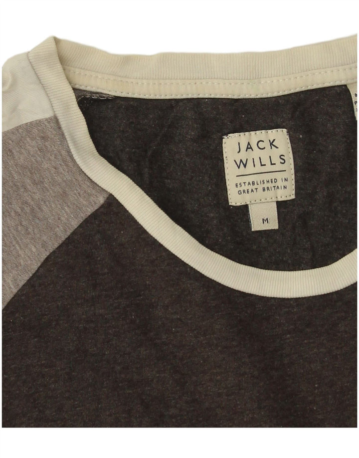 Jack Wills Muška majica kratkih rukava Srednje crni pamuk