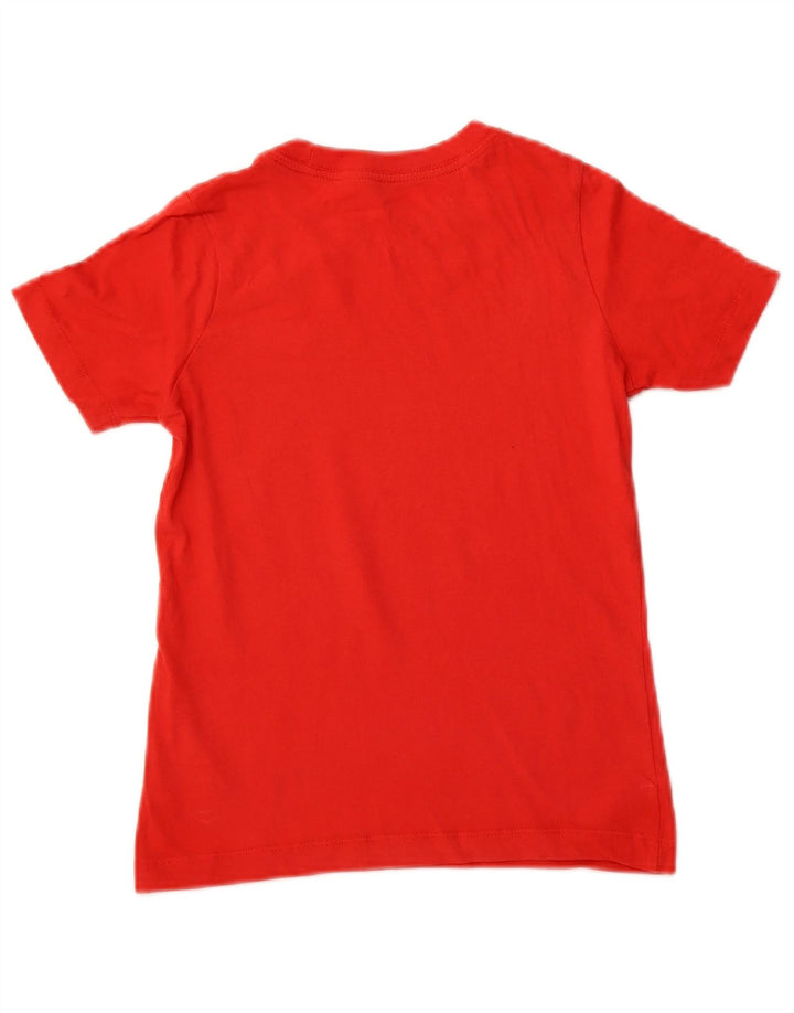 Nike Boys T-Shirt Top 7-8 Years XS Crveni pamuk