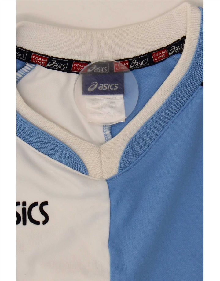 Asics muška grafička majica s kratkim rukavima srednje plave boje od poliestera