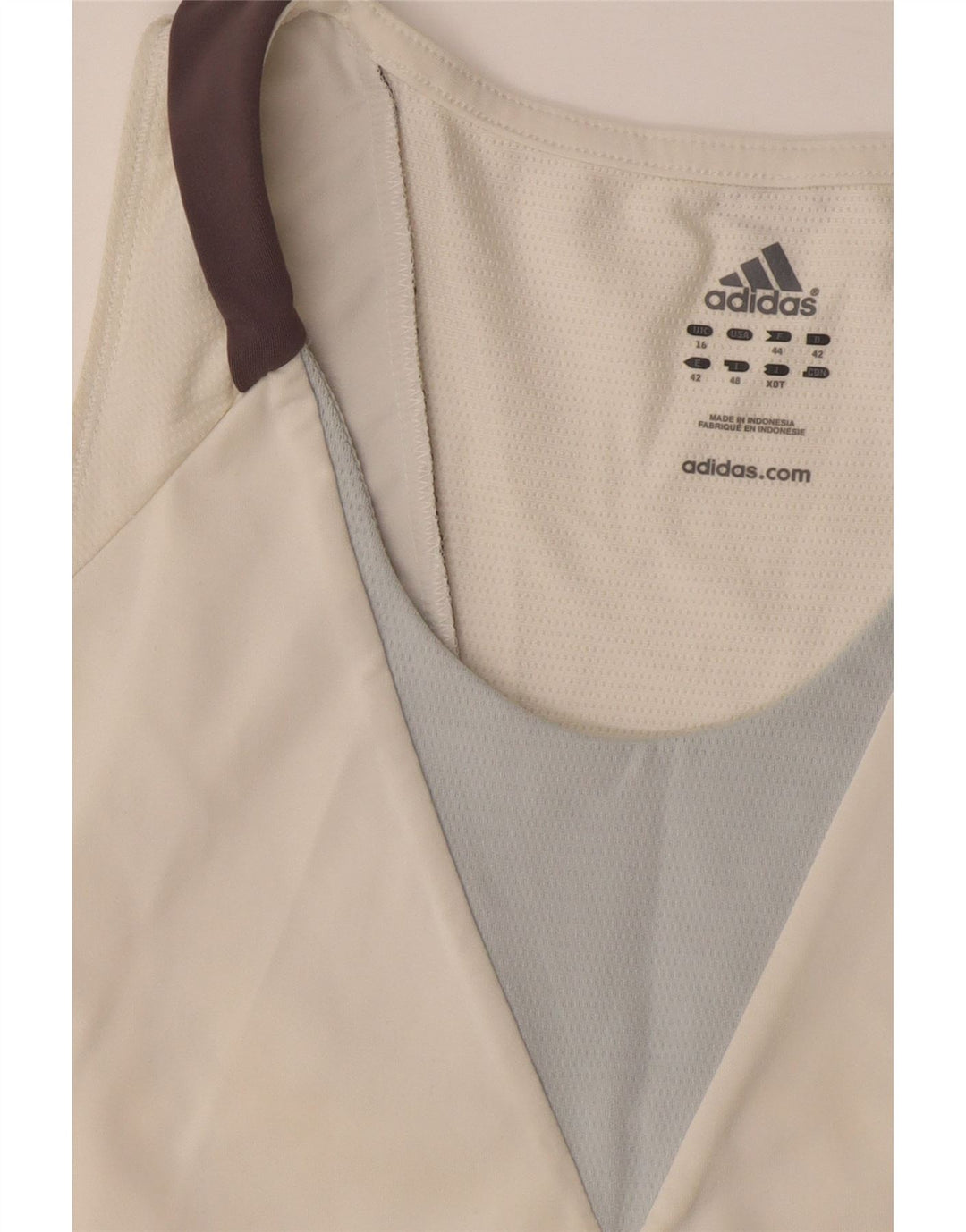 Adidas ženski Climacool prsluk UK 16 Large White Colourblock