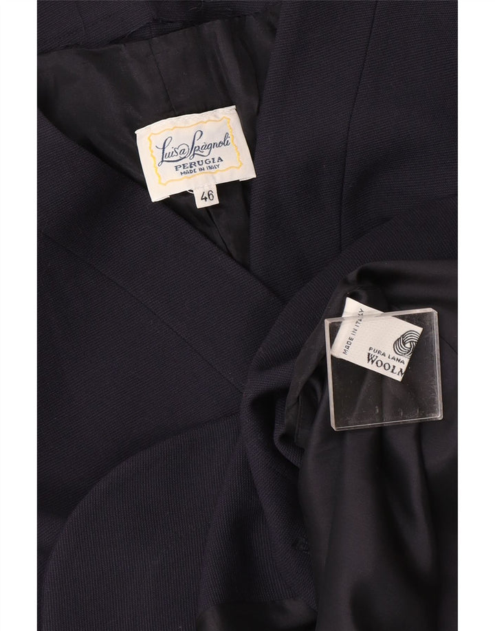 Luisa Spagnoli Ženska jakna s dvostrukim kopčanjem IT 46 Large tamnoplava