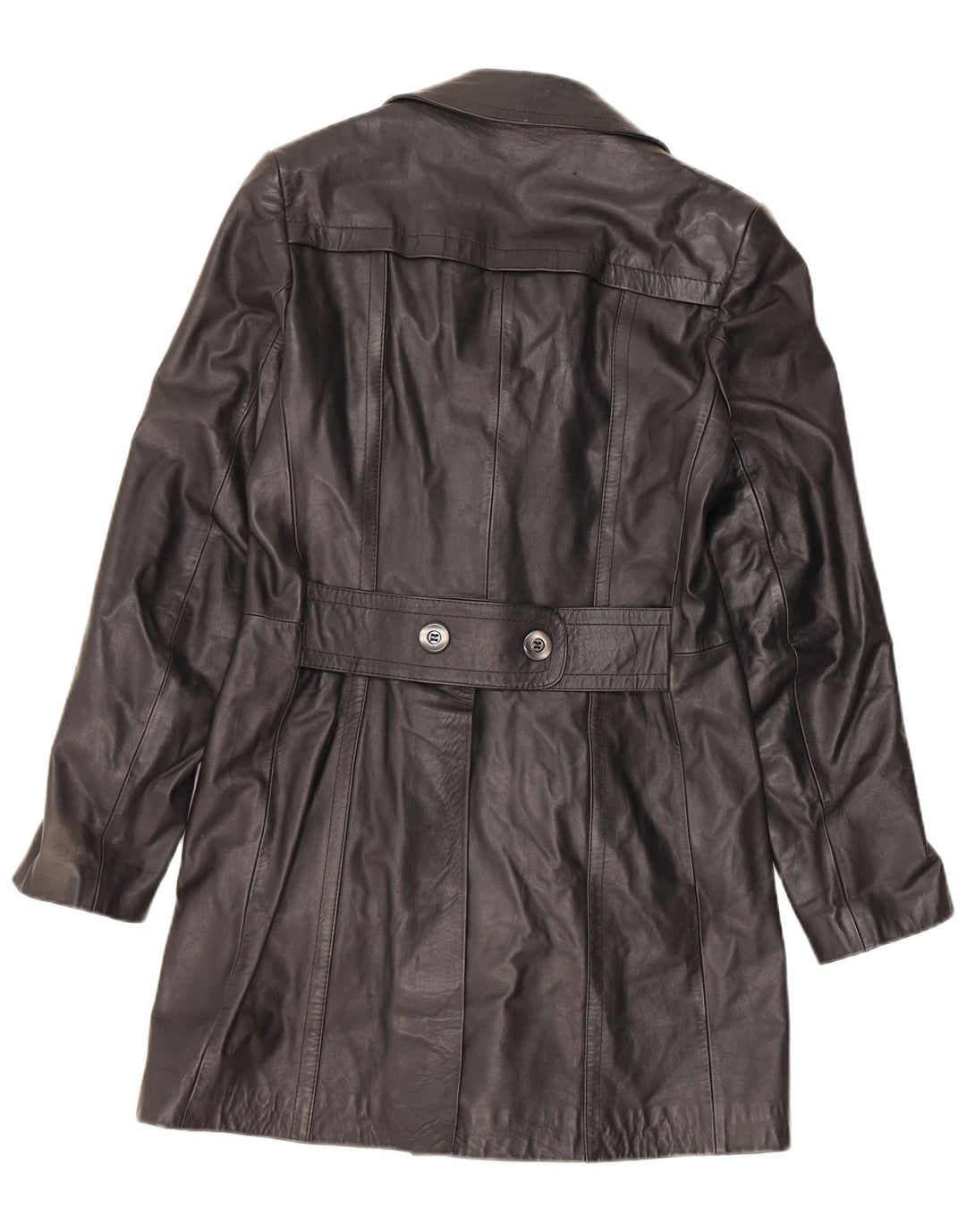 VINTAGE muški kožni kaput IT 48 Srednja crna koža