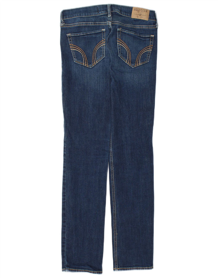 HOLLISTER Ženske rastezljive uske traperice Socal US 0 XS W24 L31 plavi pamuk