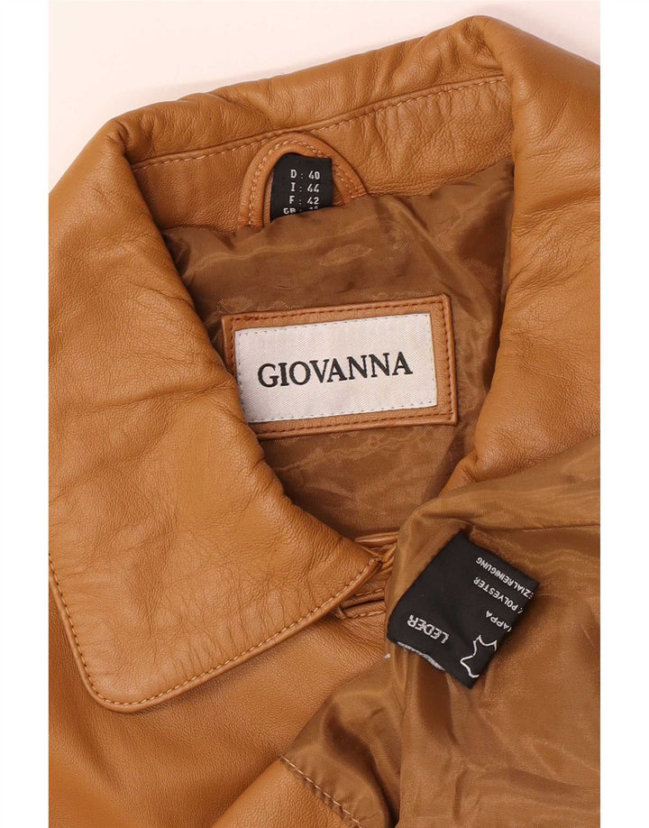 Ženska kožna jakna UK 14 Large Beige