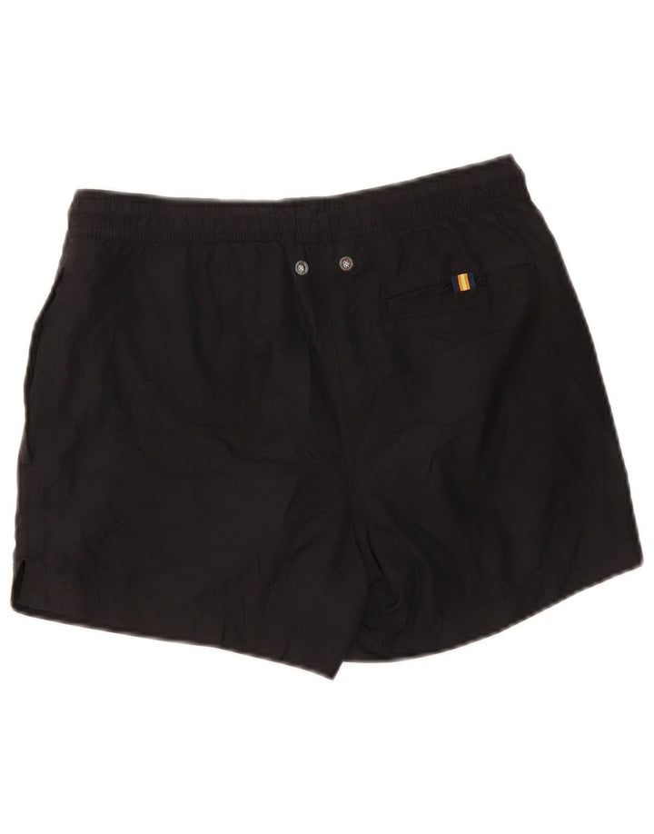 K-WAY Womens Swimming Shorts UK 10 Small  Black Polyester