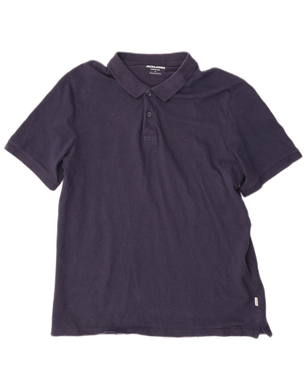 Jack & Jones muška polo majica Srednje tamnoplavi pamuk