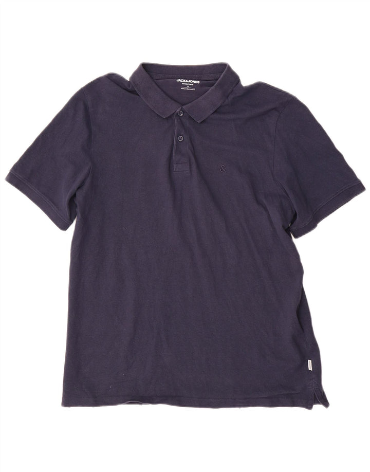 Jack & Jones muška polo majica Srednje tamnoplavi pamuk