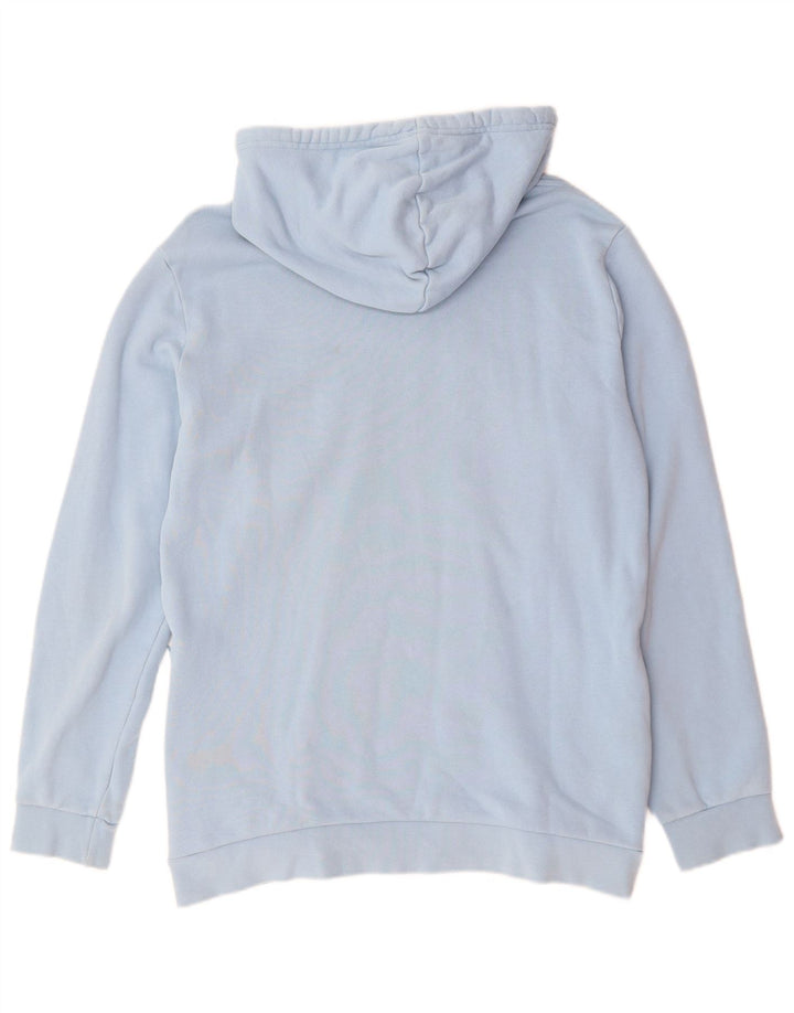 ADIDAS muška majica s kapuljačom s kapuljačom srednje plavi pamuk