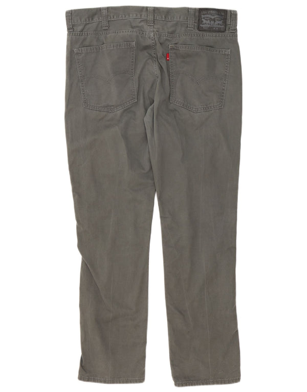 Levi's Mens 511 Slim Casual Trousers W38 L32 Grey Cotton