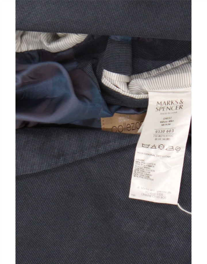 Marks & Spencer muška jakna s 2 gumba UK 40 Srednje tamnoplava