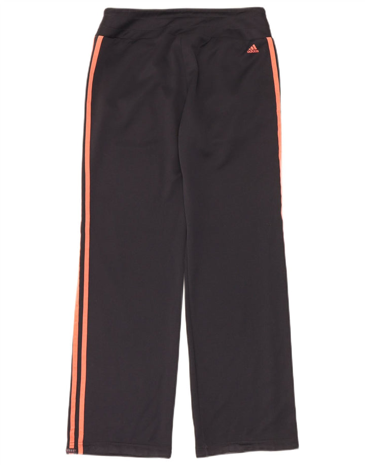 Adidas Ženske Graphic Trenirke Hlače UK 12 Srednji crni poliester