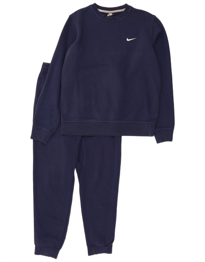 NIKE Muška puna trenirka srednje tamnoplave pamučne boje