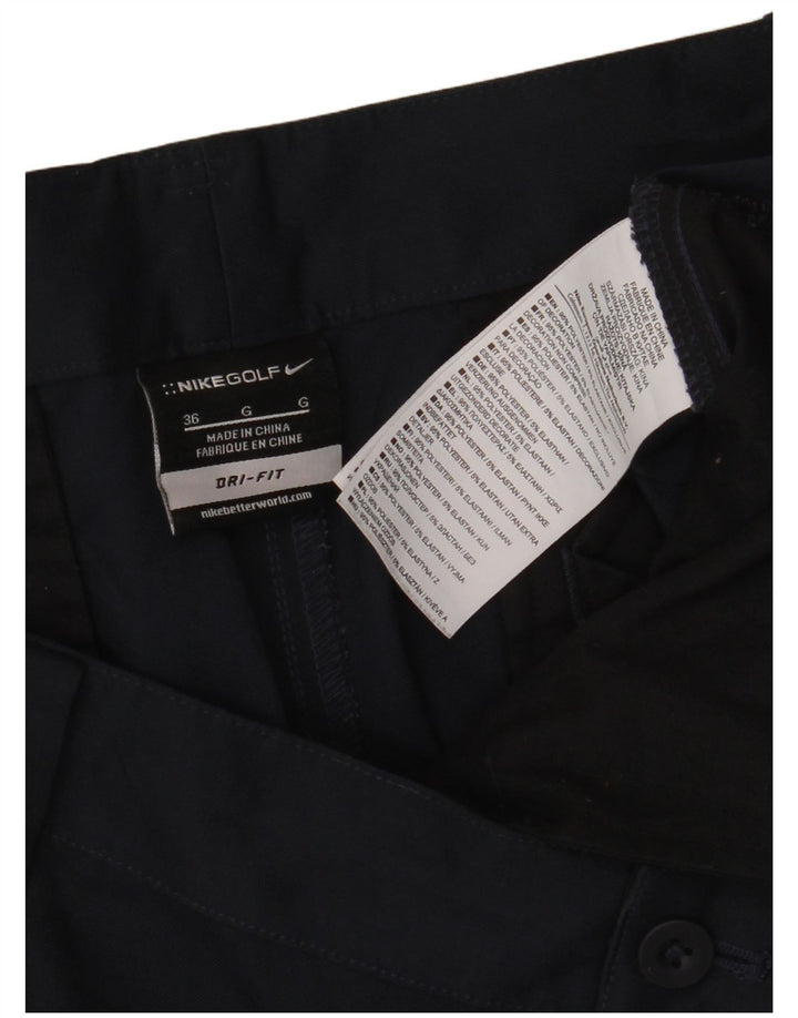 Nike Dri Fit Chino kratke hlače W36 velike tamnoplave poliesterske boje