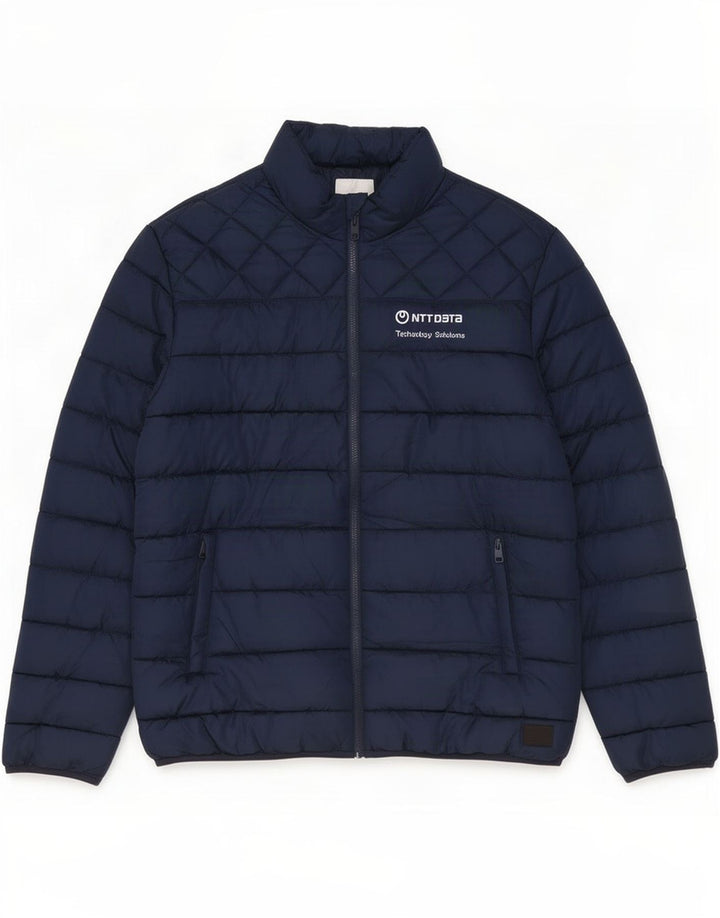 Jack & Jones muška podstavljena jakna UK 44 2XL tamnoplavi poliester