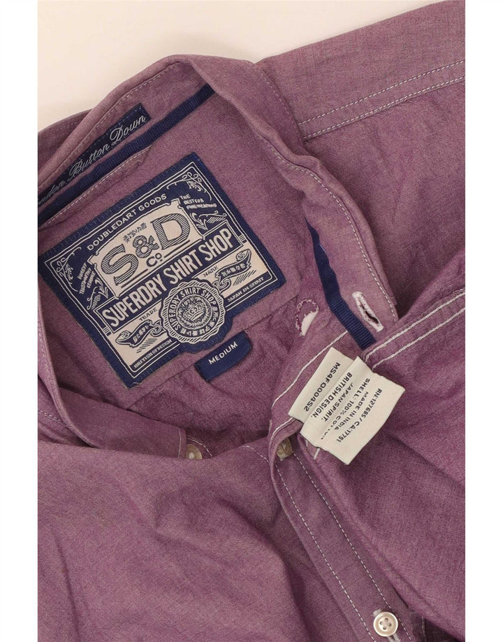 Superdry muška košulja srednje ljubičaste boje