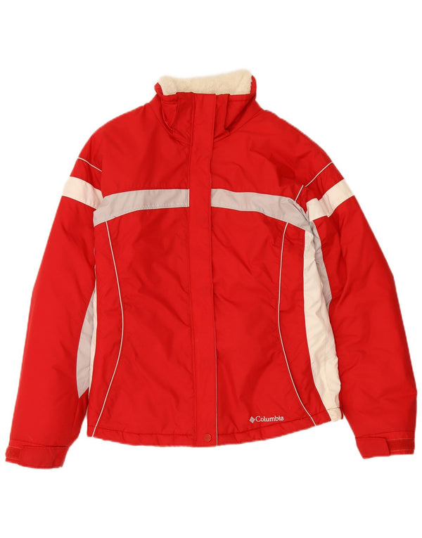 Vjetrovka Columbia Girls 14-15 Years Red Colourblock Nylon