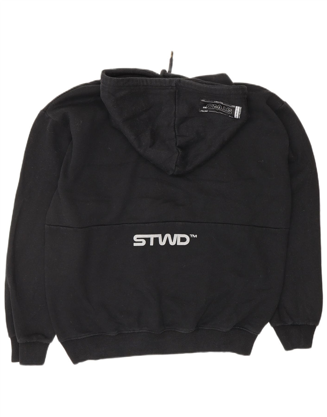 PULL & BEAR Muška majica s kapuljačom s kapuljačom srednje crna