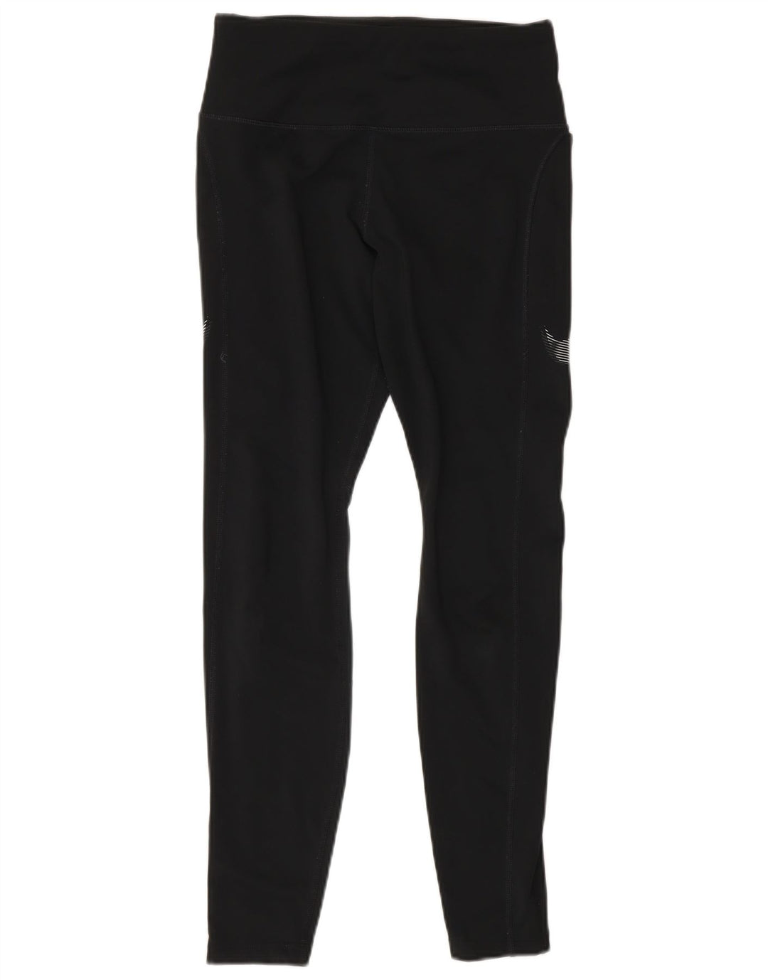 Nike Ženske Dri Fit Leggings UK 8 Male crne Colourblock Poliester