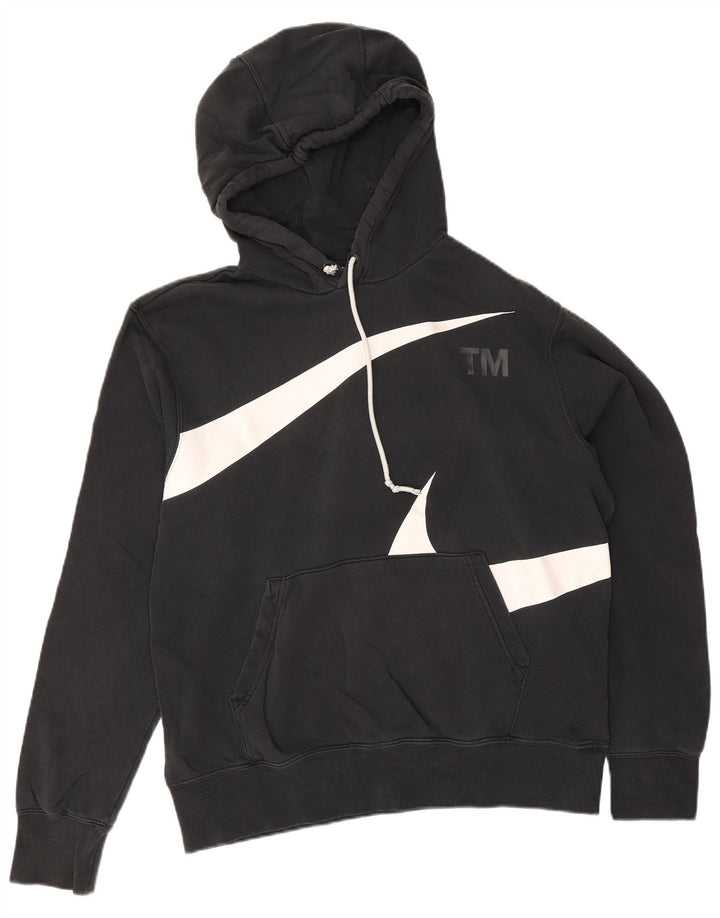 Nike muška majica s kapuljačom srednje veličine, crni pamuk