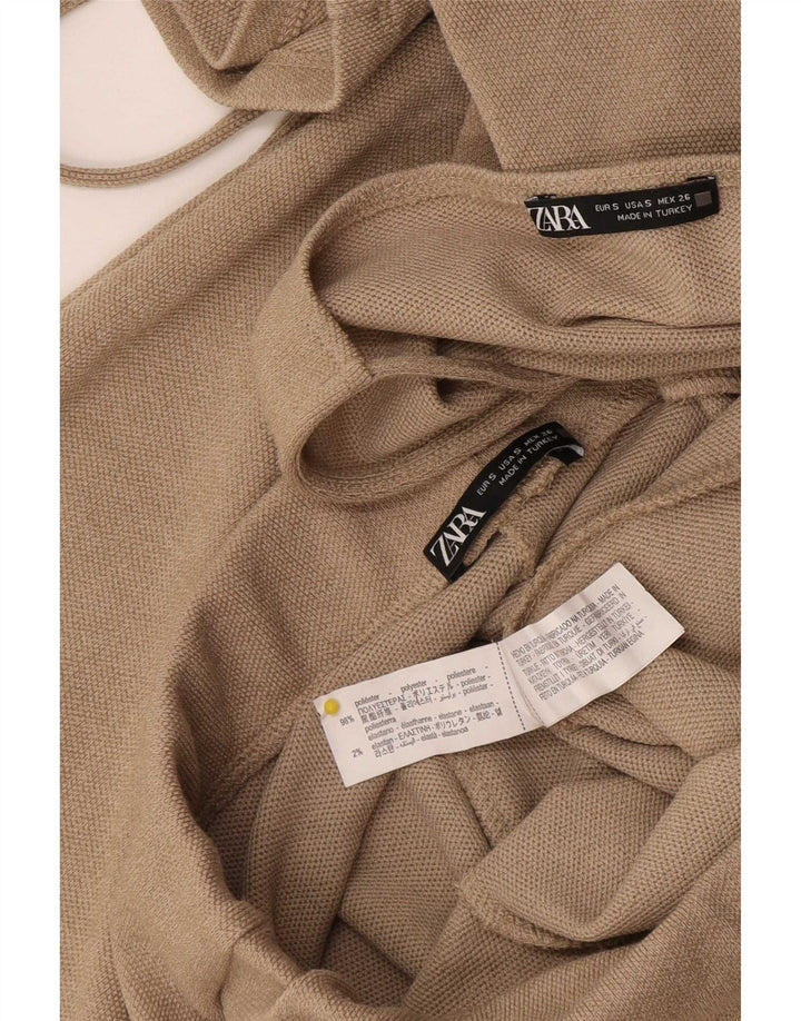 Zara ženski set od 2 komada UK 8 mali W28 L28 bež poliester