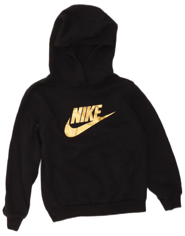 Nike Boys Graphic Hoodie Džemper 10-11 godina Srednje crni pamuk